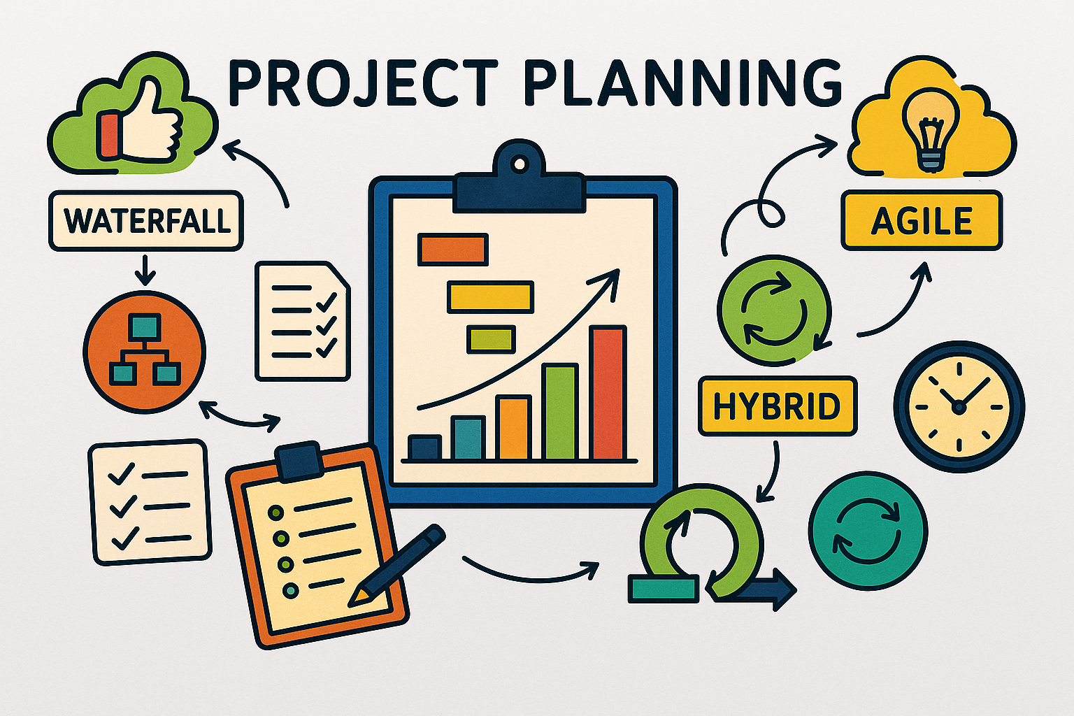 Hybrid Project Planning: Why Combining Waterfall and Agile Delivers Better Results