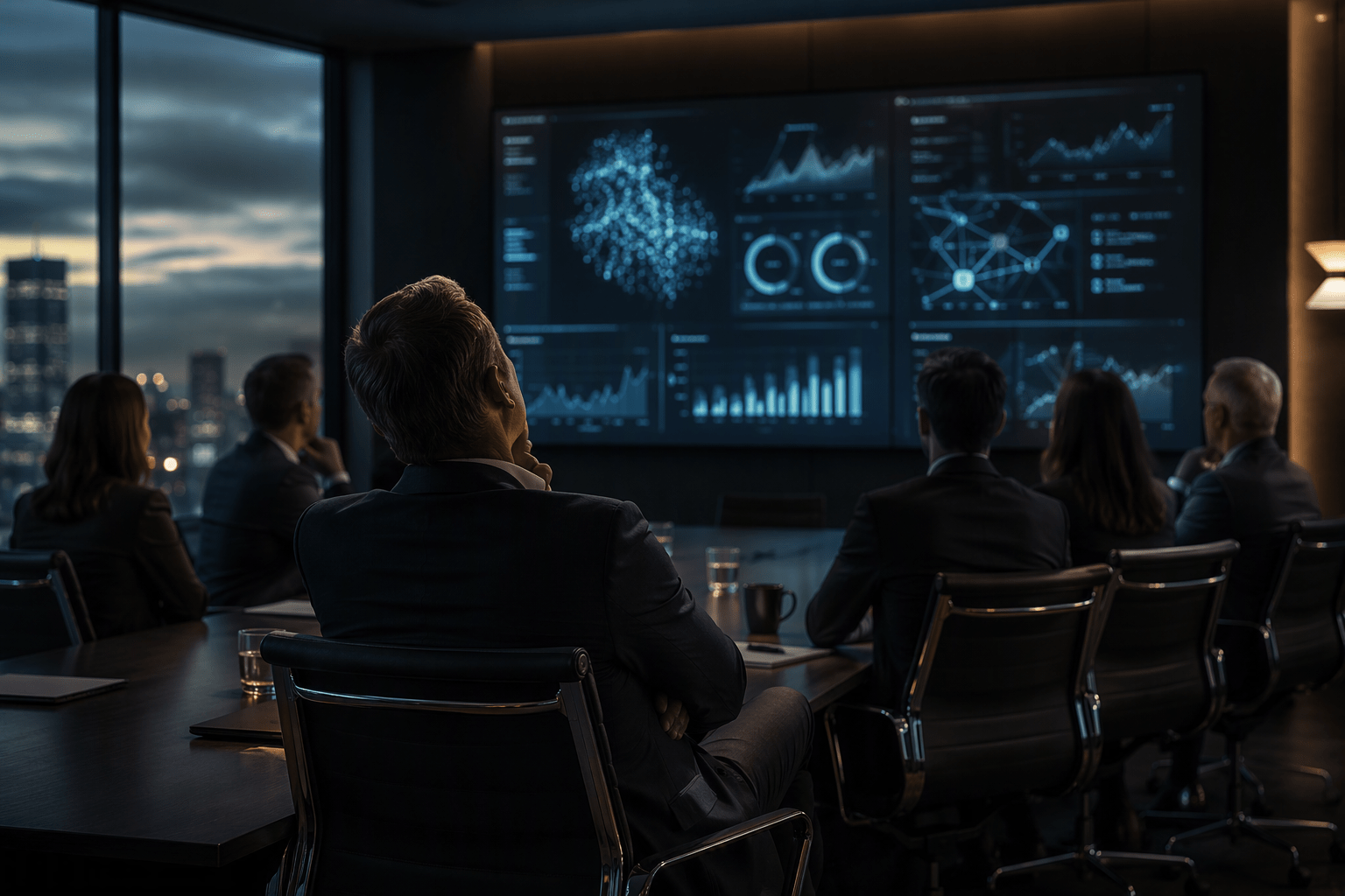 Modern boardroom